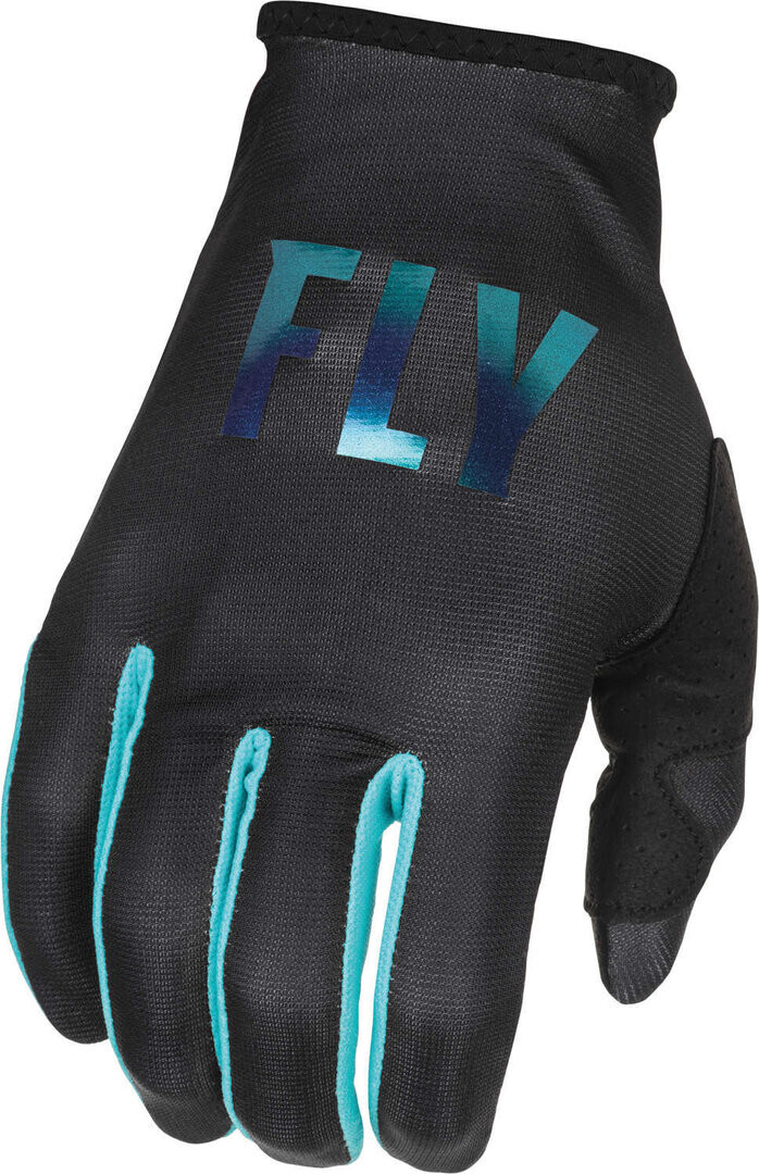 Fly Racing Lite Damen Motocross Handschuhe schwarz/blau