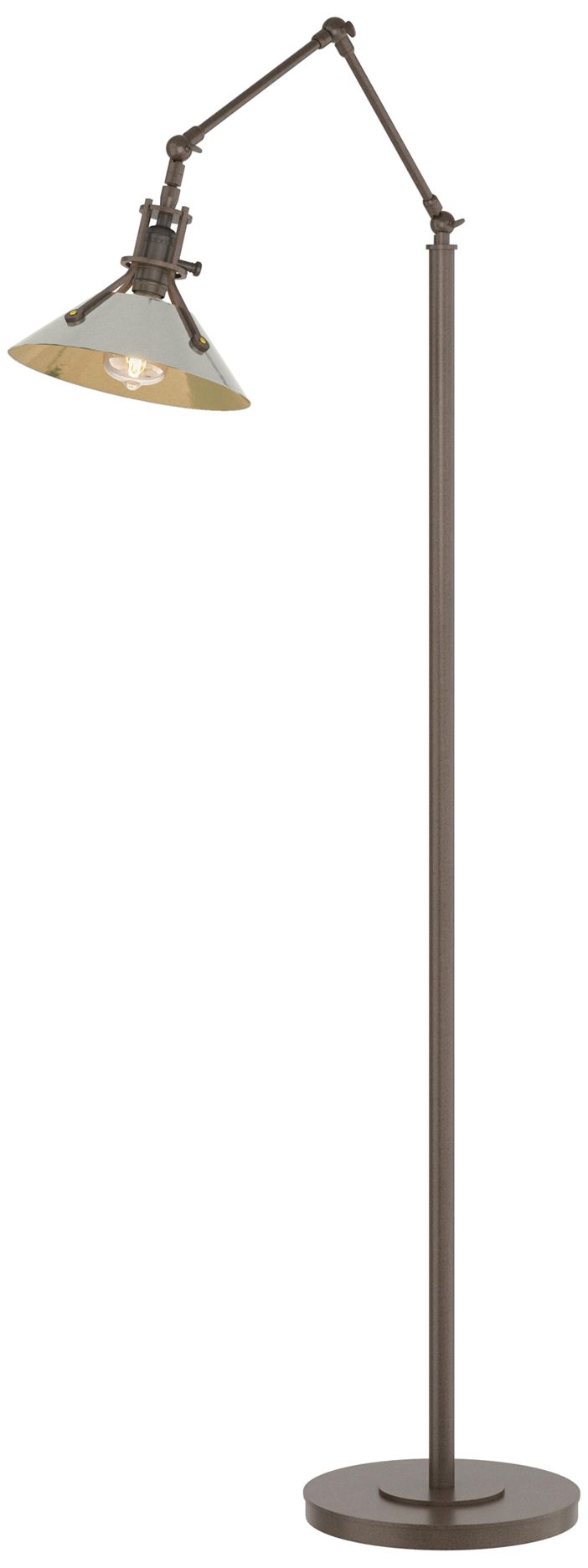 Henry Floor Lamp - Bronze Finish - Sterling Accents