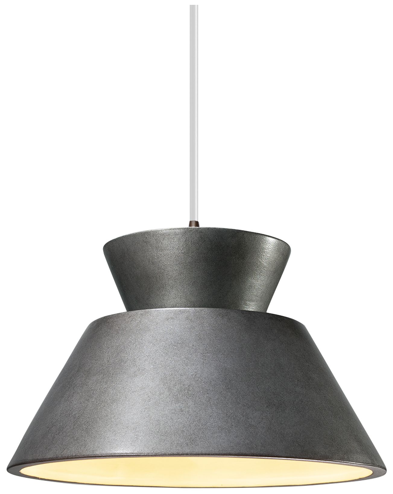 Radiance - Trapezoid 1-Light Pendant - LED - Silver - Bronze