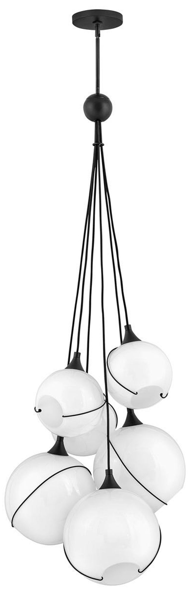 Skye 24" Wide Black Chandelier by Hinkley Lighting