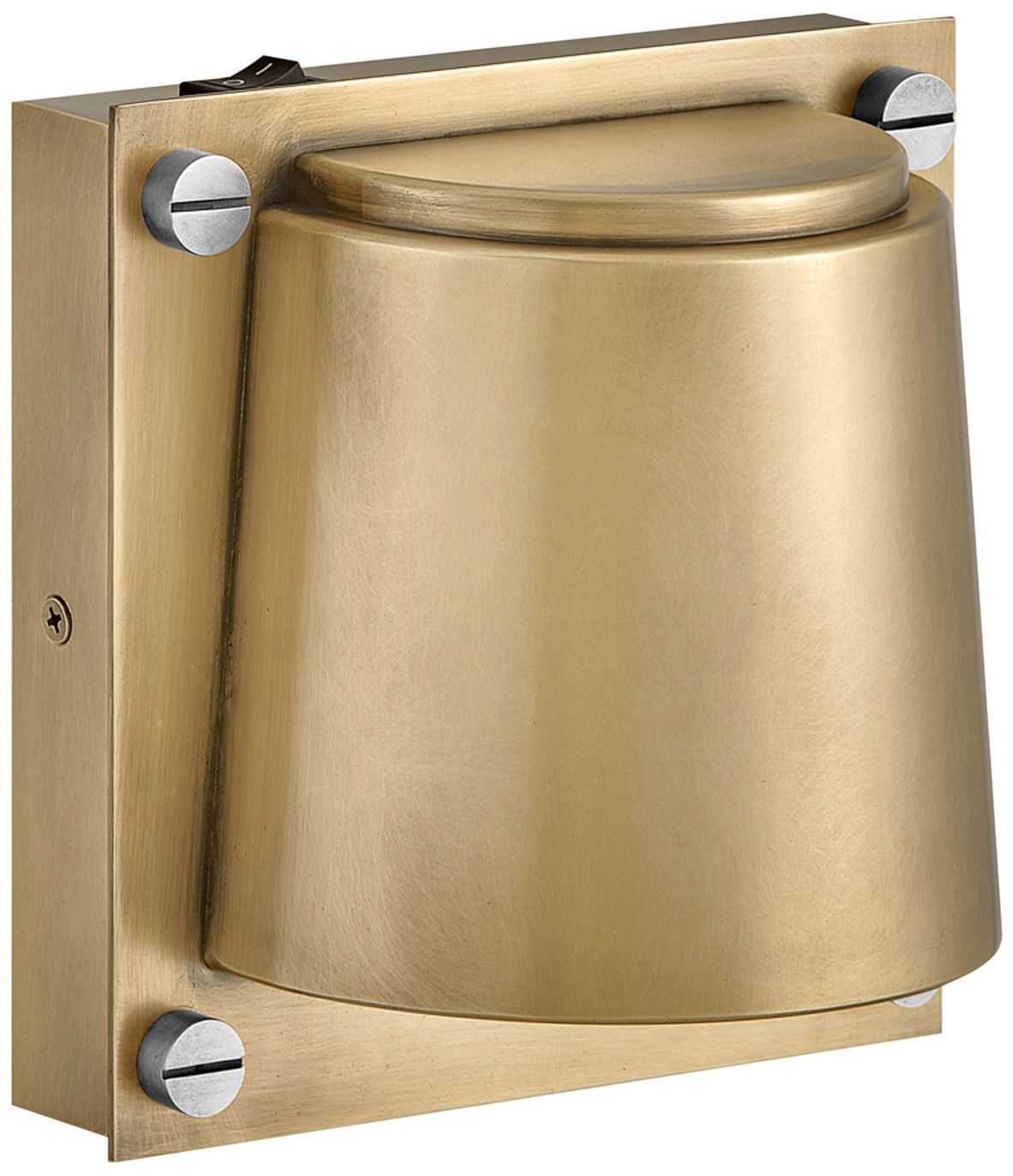 Hinkley Scout 6 3/4" High Heritage Brass LED Wall Sconce