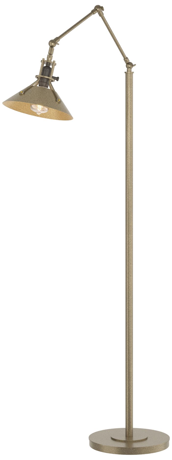 Henry Floor Lamp - Soft Gold Finish - Soft Gold Accents