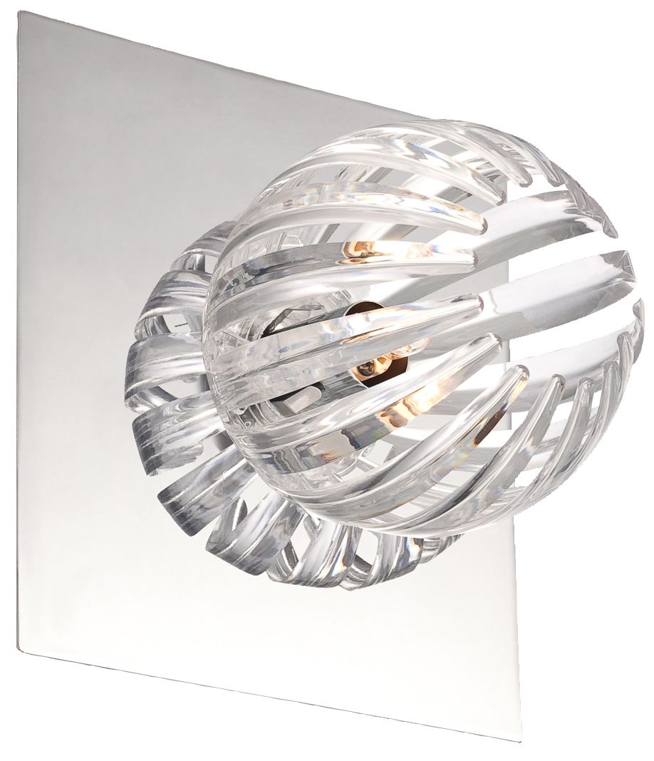 Eurofase Cosmo 5.50 In. x 7 In. 1 Light Wall Sconce in Chrome