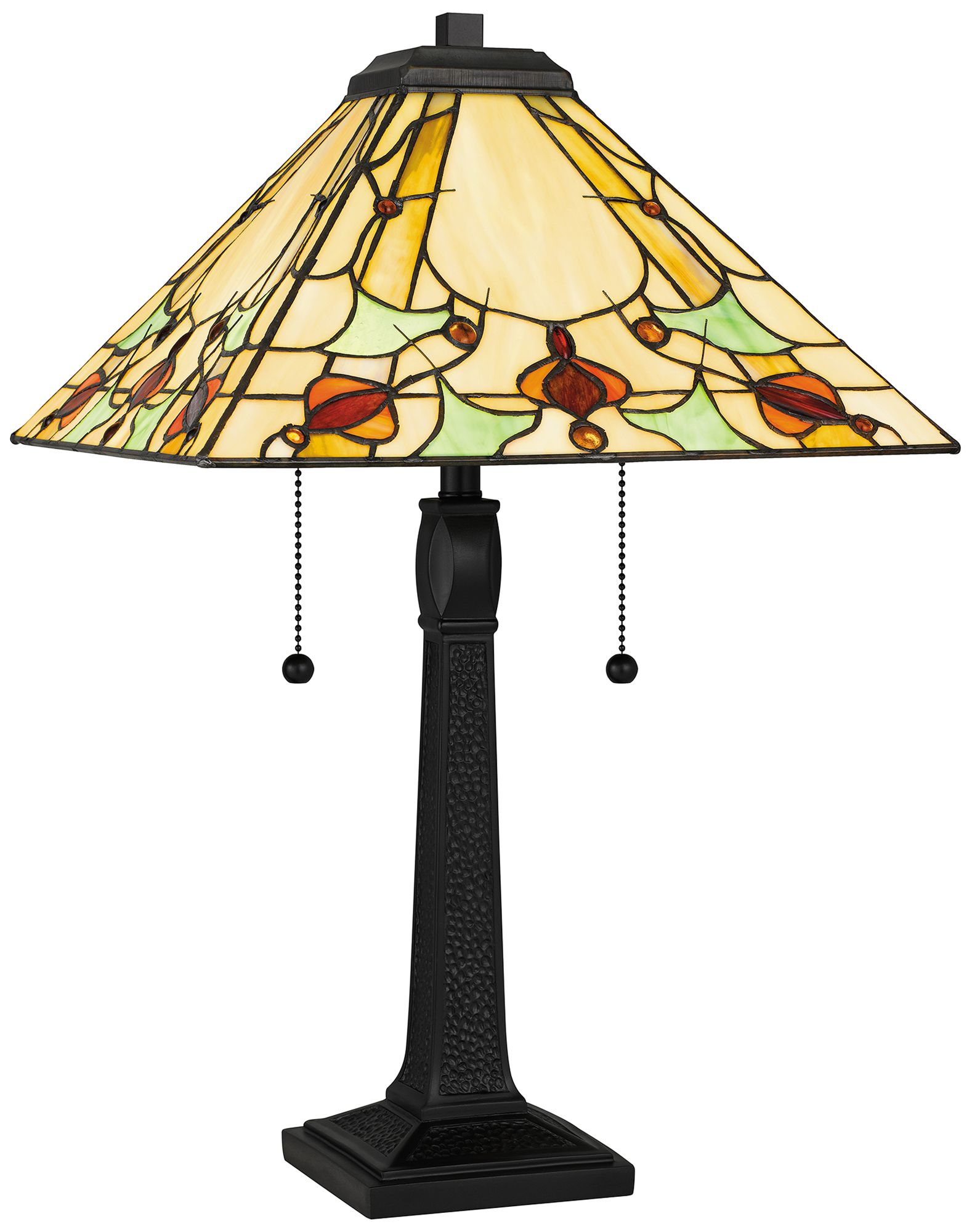 Westwind 2-Light Matte Black Table Lamp