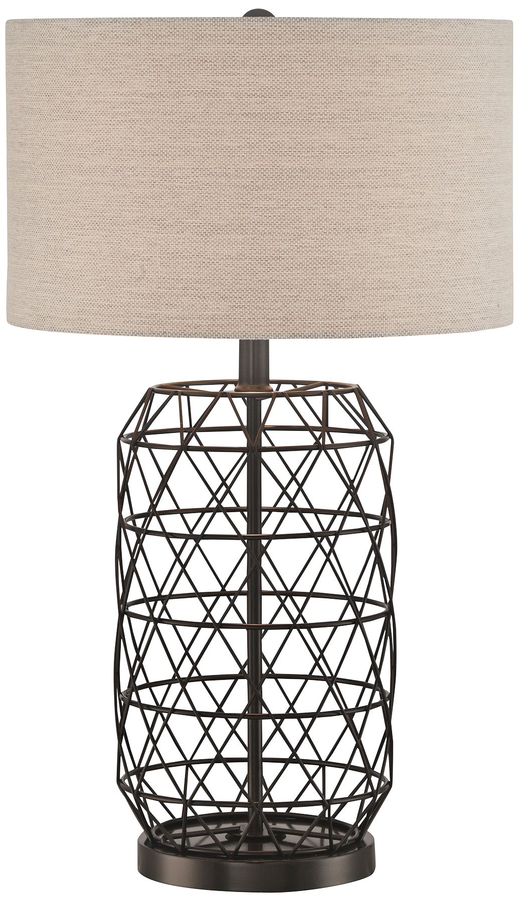 Lite Source Cassiopeia Black Metal Table Lamp