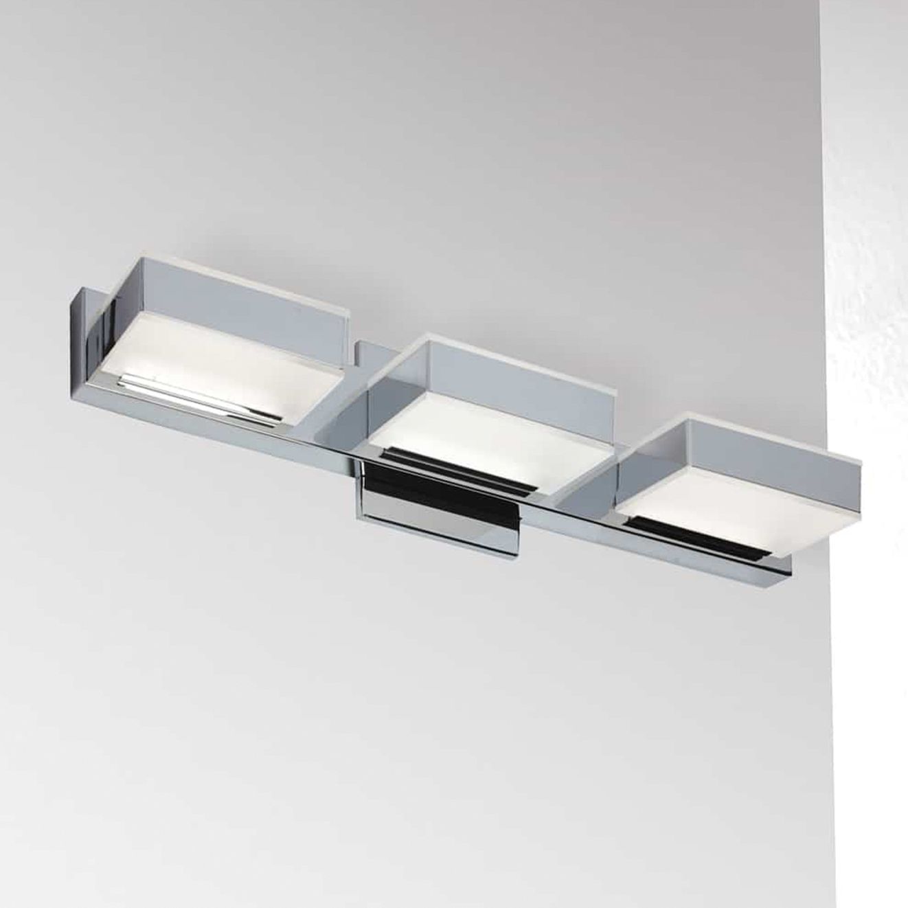 Viola 20" Wide Polished Chrome 3-Light LED Bath Light