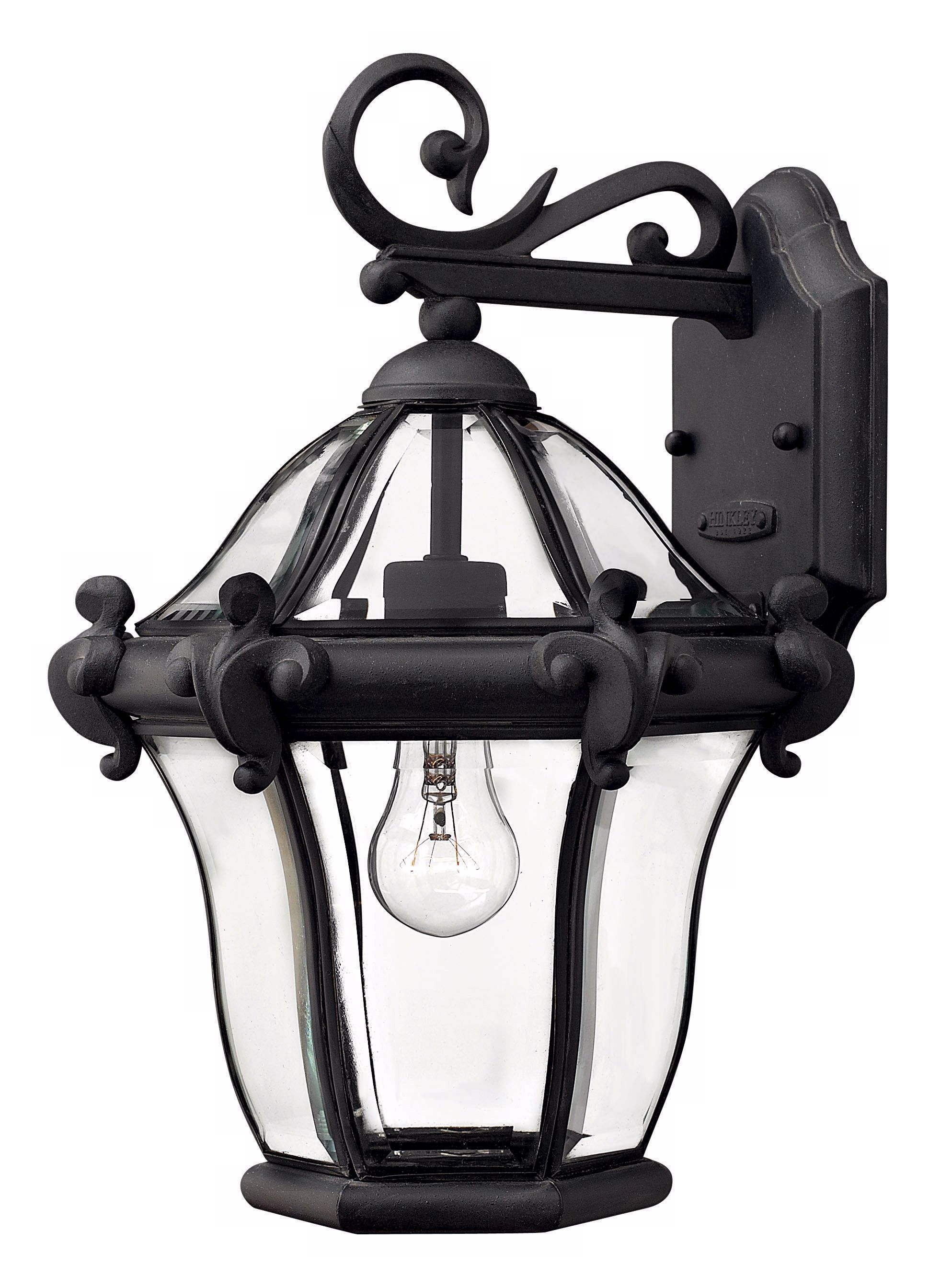 Hinkley San Clemente 14 1/2 High Black Outdoor Wall Light