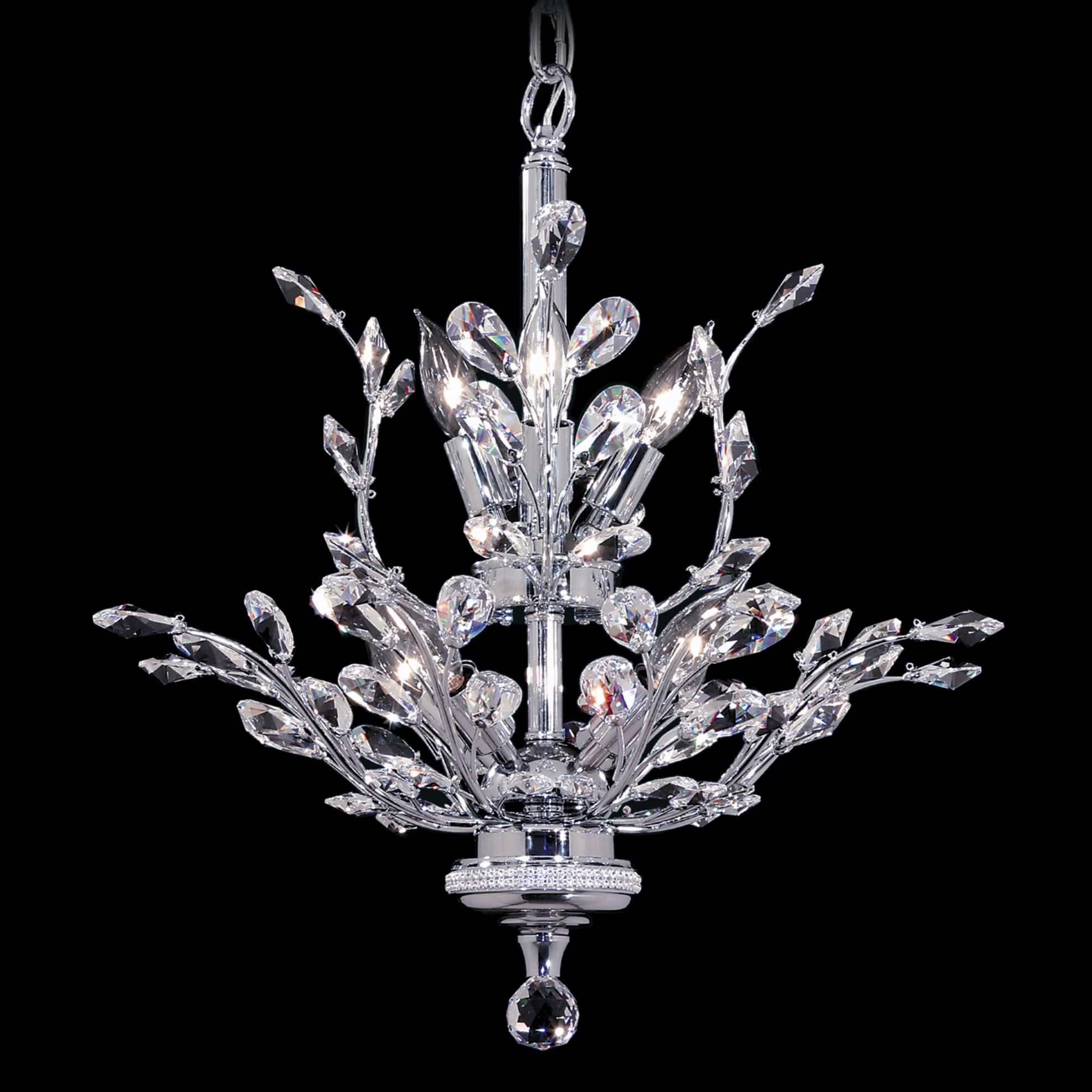 James R. Moder Florale Collection 21" Wide Crystal Chandelier