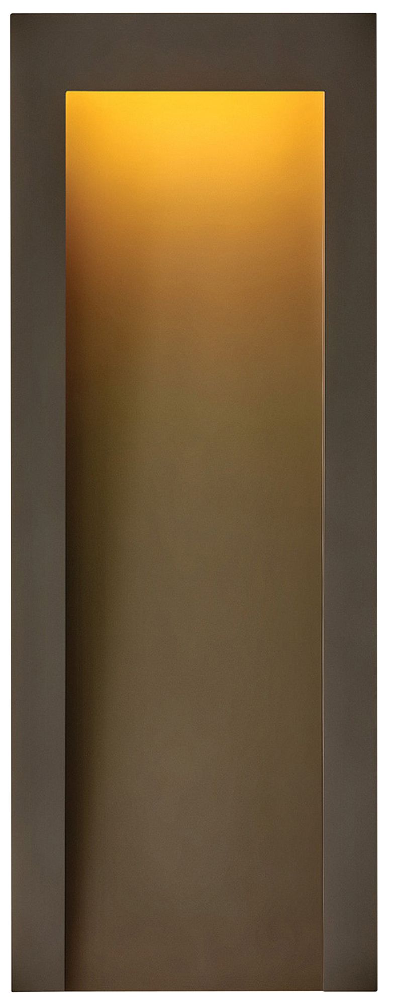 Taper 24"H Textured Oiled Rubbed Bronze Outdoor Wall Light