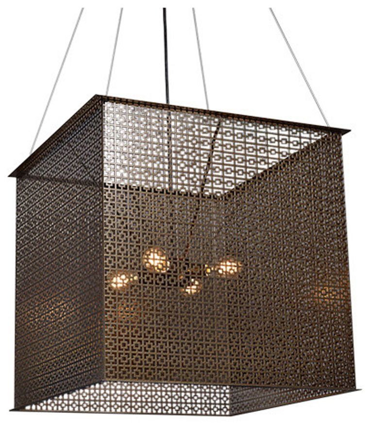 Clarus 24" Wide Bronze Age Pendant LED Retrofit