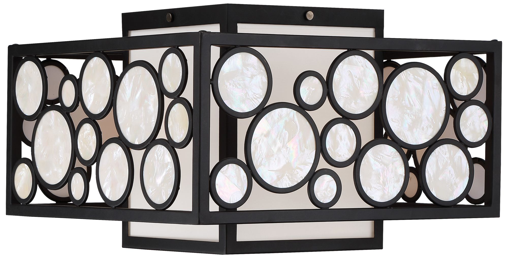 MOSAIC - 2 LIGHT FLUSH MOUNT