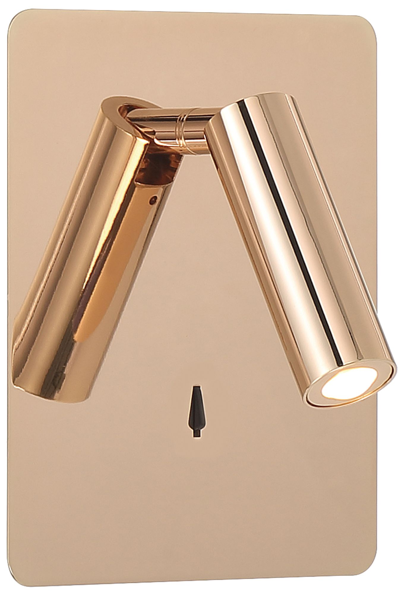 Villa 6.25" Gold LED Reading Light