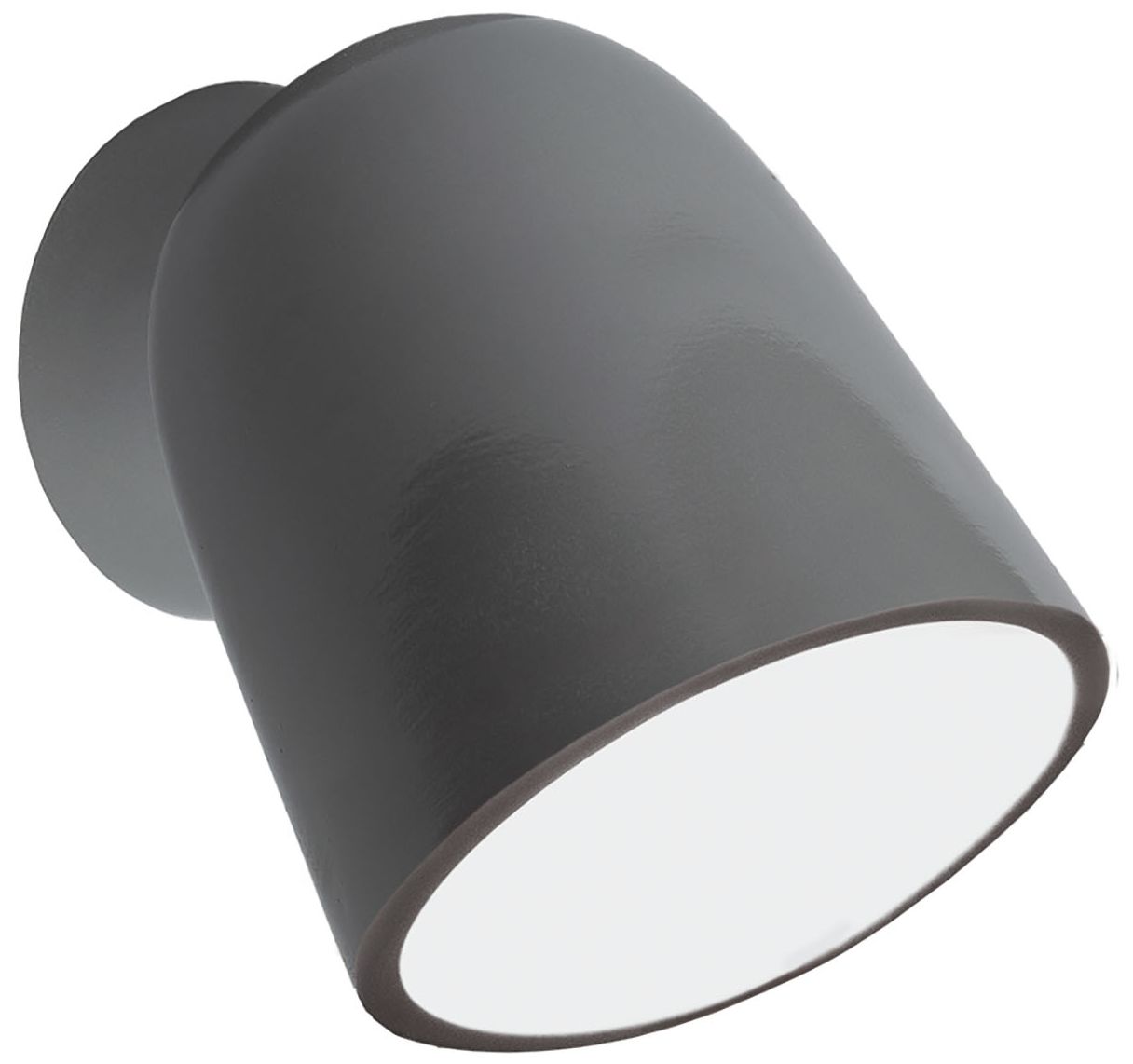 Splash Gloss Grey Outdoor Wall Sconce