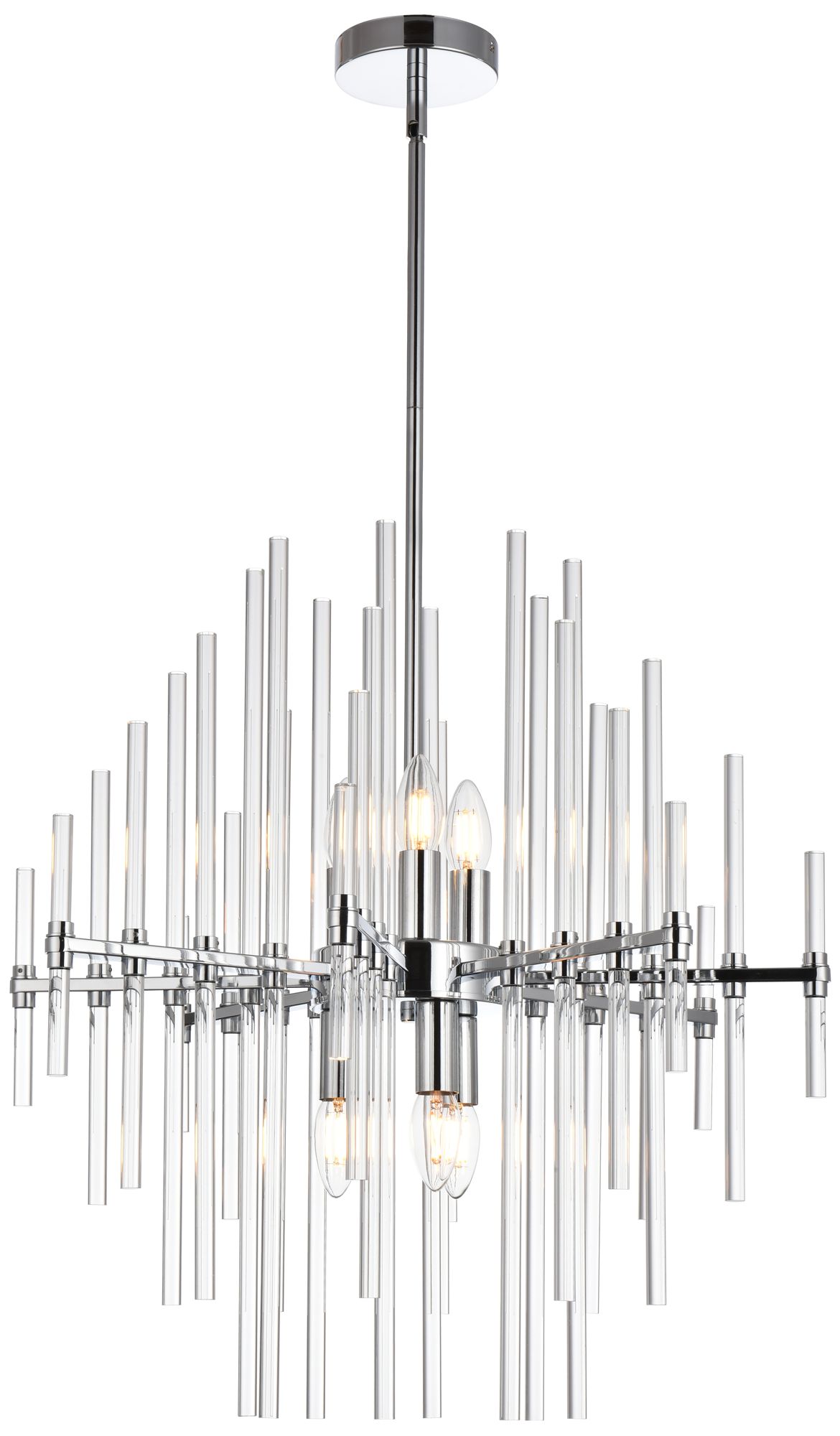 Sienna 23" Crystal Rod Pendant