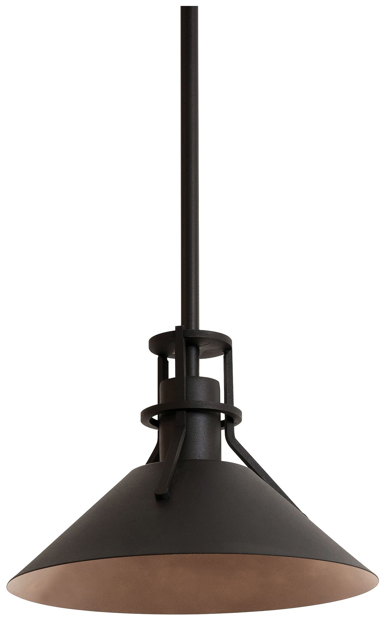 Gus 10" Black LED Outdoor Pendant