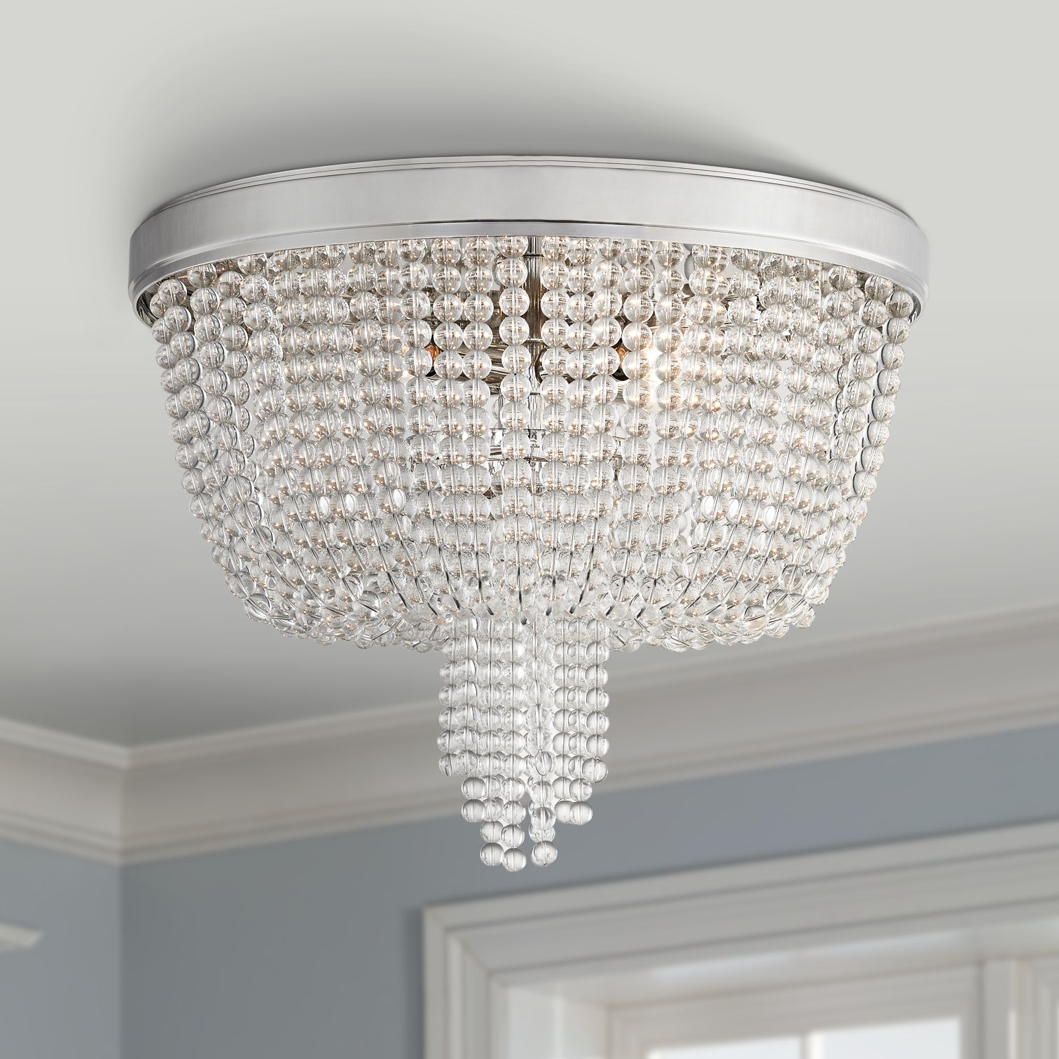 Royalton 18 1/4" Wide Polished Nickel Ceiling Light