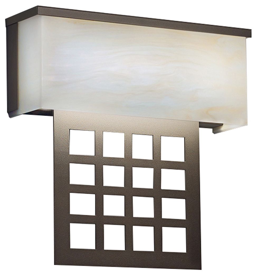 Modelli 14 1/2"H Cast Bronze and Caramel Onyx ADA Sconce LED