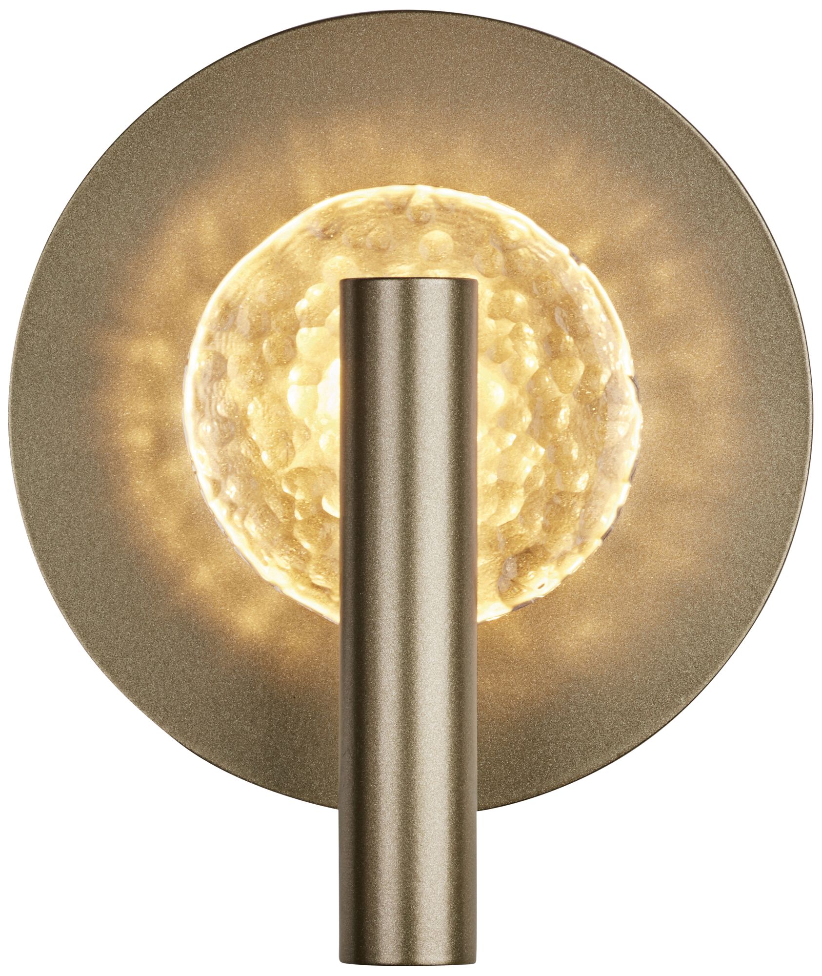 Hubbardton Forge Solstice 10 1/2"H Soft Gold Wall Sconce