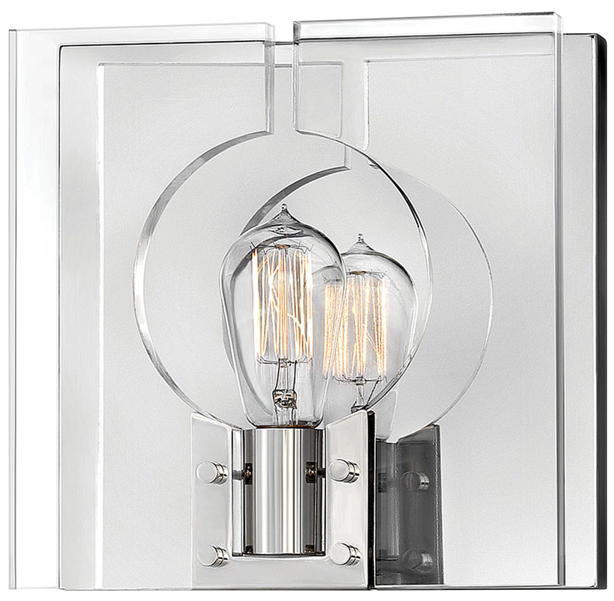 Ludlow 10 1/2" High Nickel Wall Sconce by Hinkley Lighting