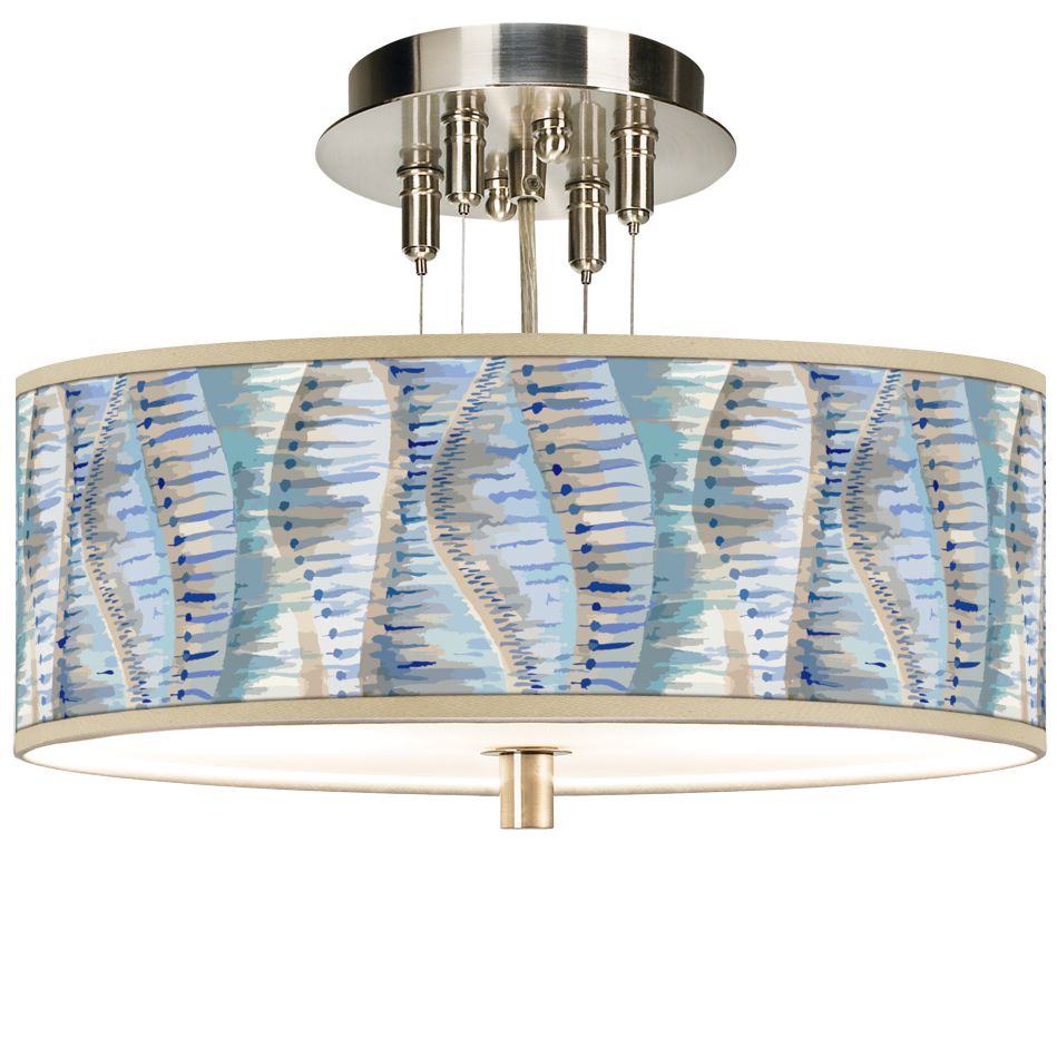 Siren Giclee 14" Wide Ceiling Light