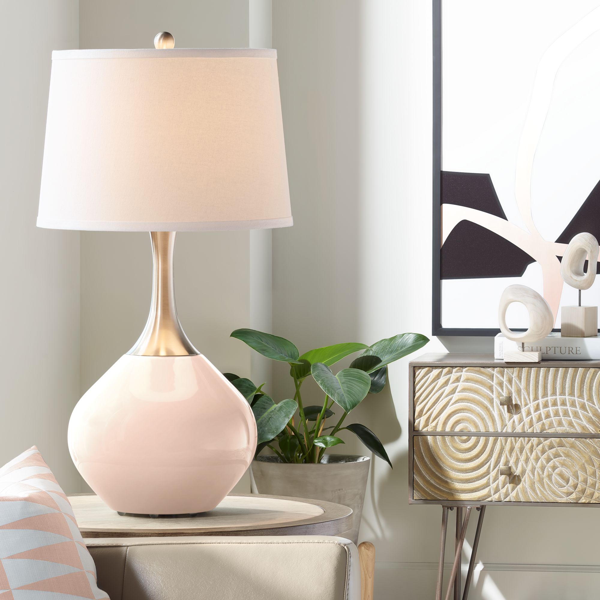 Linen Spencer Table Lamp