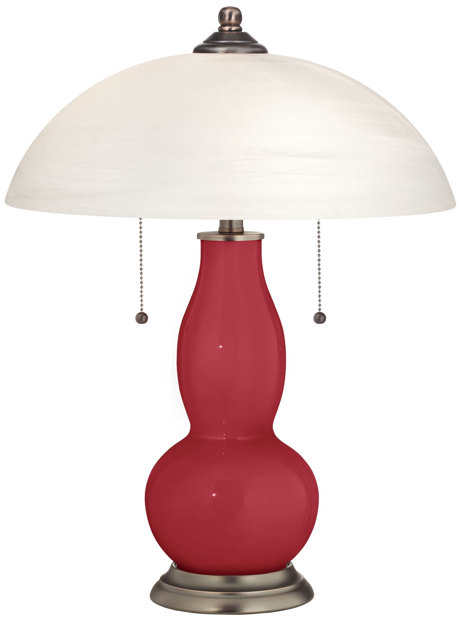 Samba Gourd-Shaped Table Lamp with Alabaster Shade