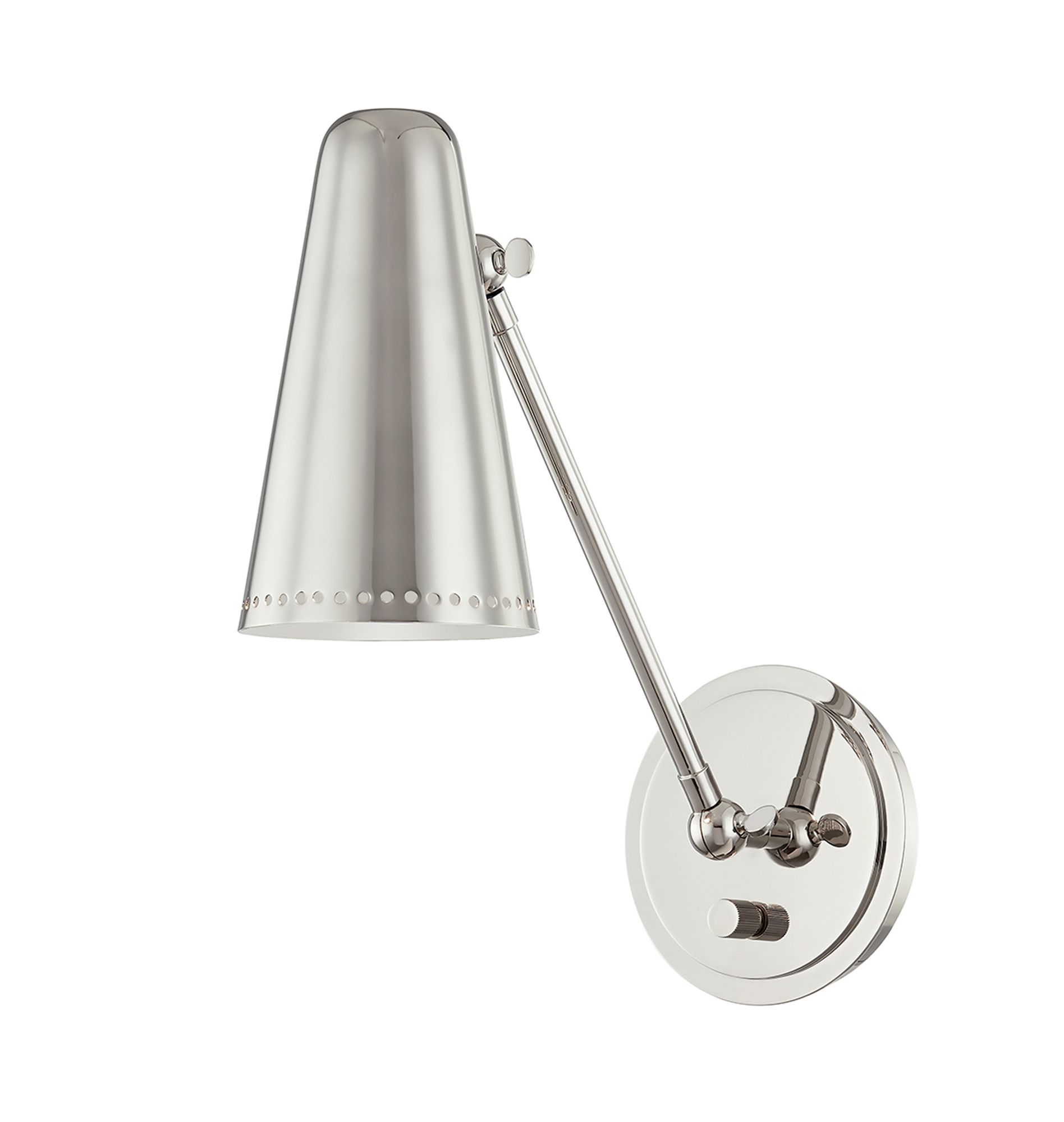 Easley 1 Light Wall Sconce Plshd Nickel