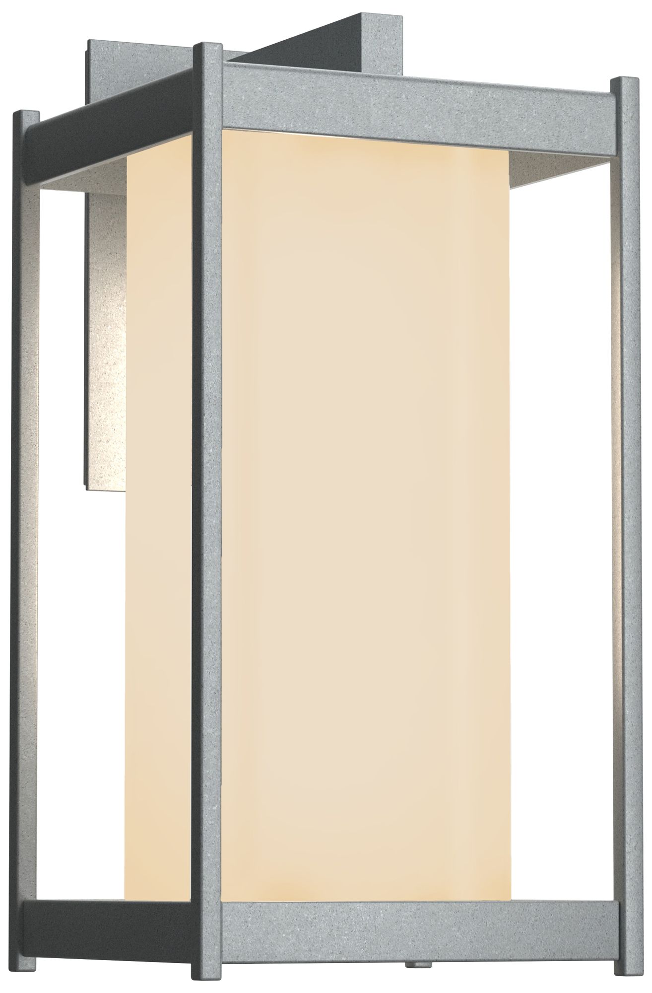 Cela 16.3" High Coastal Burnished Steel Large Outdoor Sconce w/ Opal S