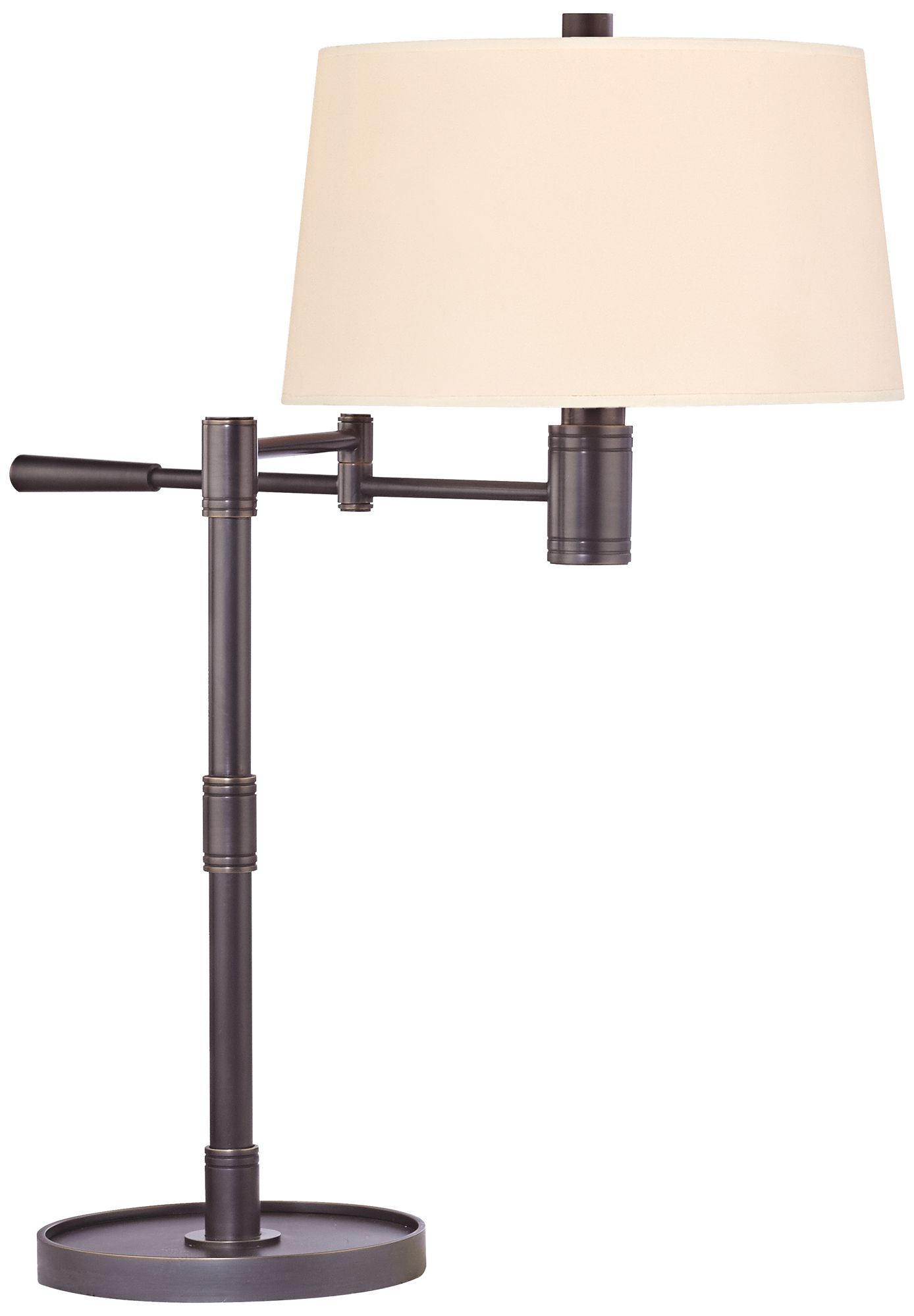 Hudson Valley Swing Arm Lindale Table Lamp Old Bronze