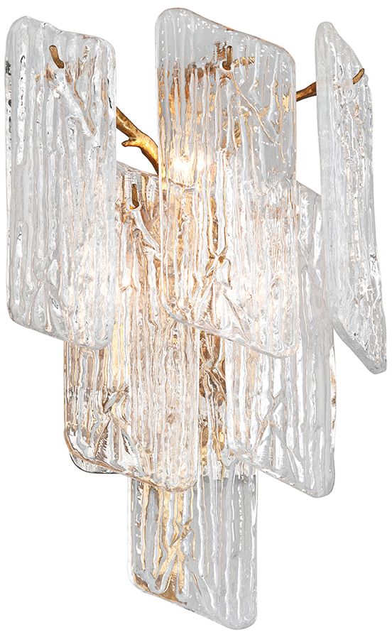 Corbett Piemonte 17 1/4" High Royal Gold Wall Sconce