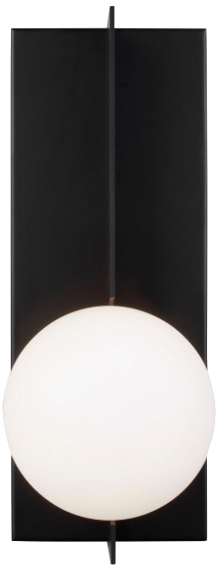 Orbel 13" High Matte Black Wall Sconce