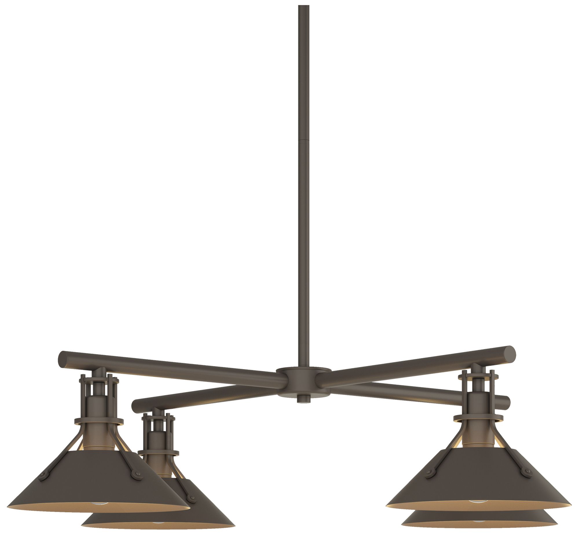 Henry 8.2" High 4-Light Coastal Dark Smoke Outdoor Pendant