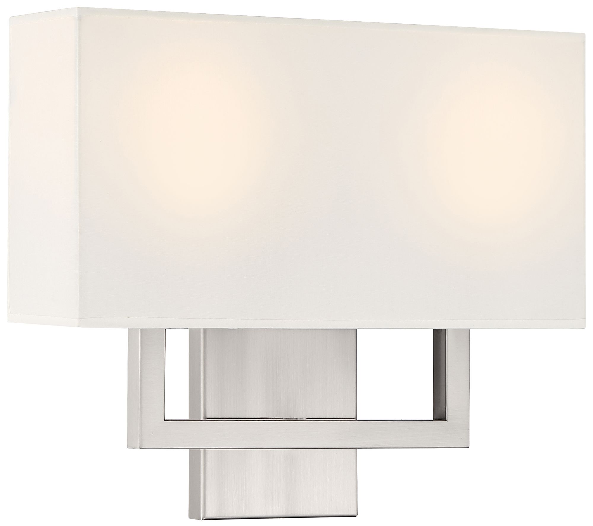 Mid Town 2 Light LED Wall Sconce - Brushed Steel