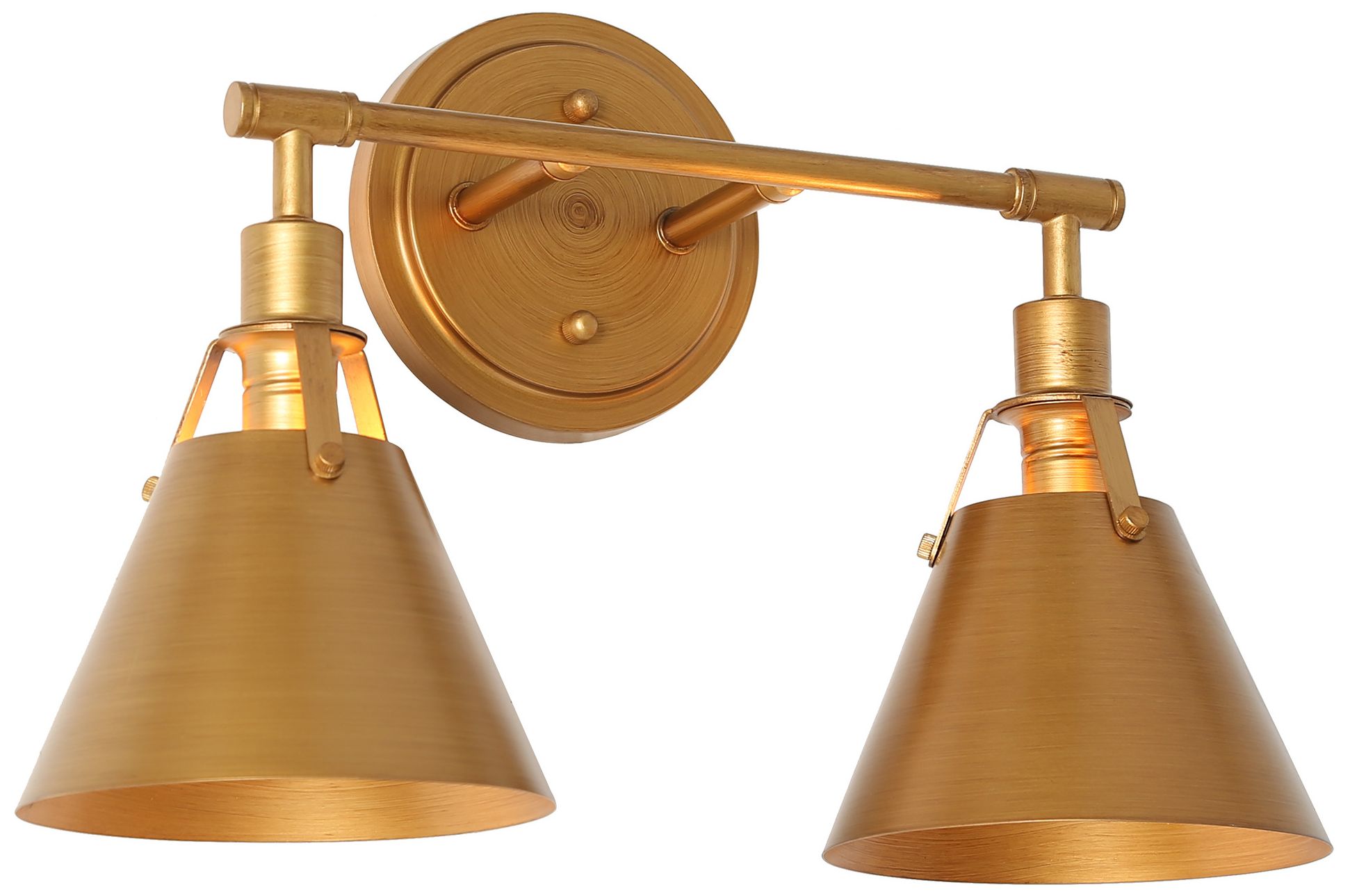 Calne 2-Light 16" Wide Gold Bath Light