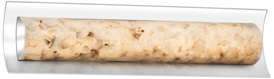 Alabaster Rocks!? Lineate 21 1/2"W Chrome LED Bath Light