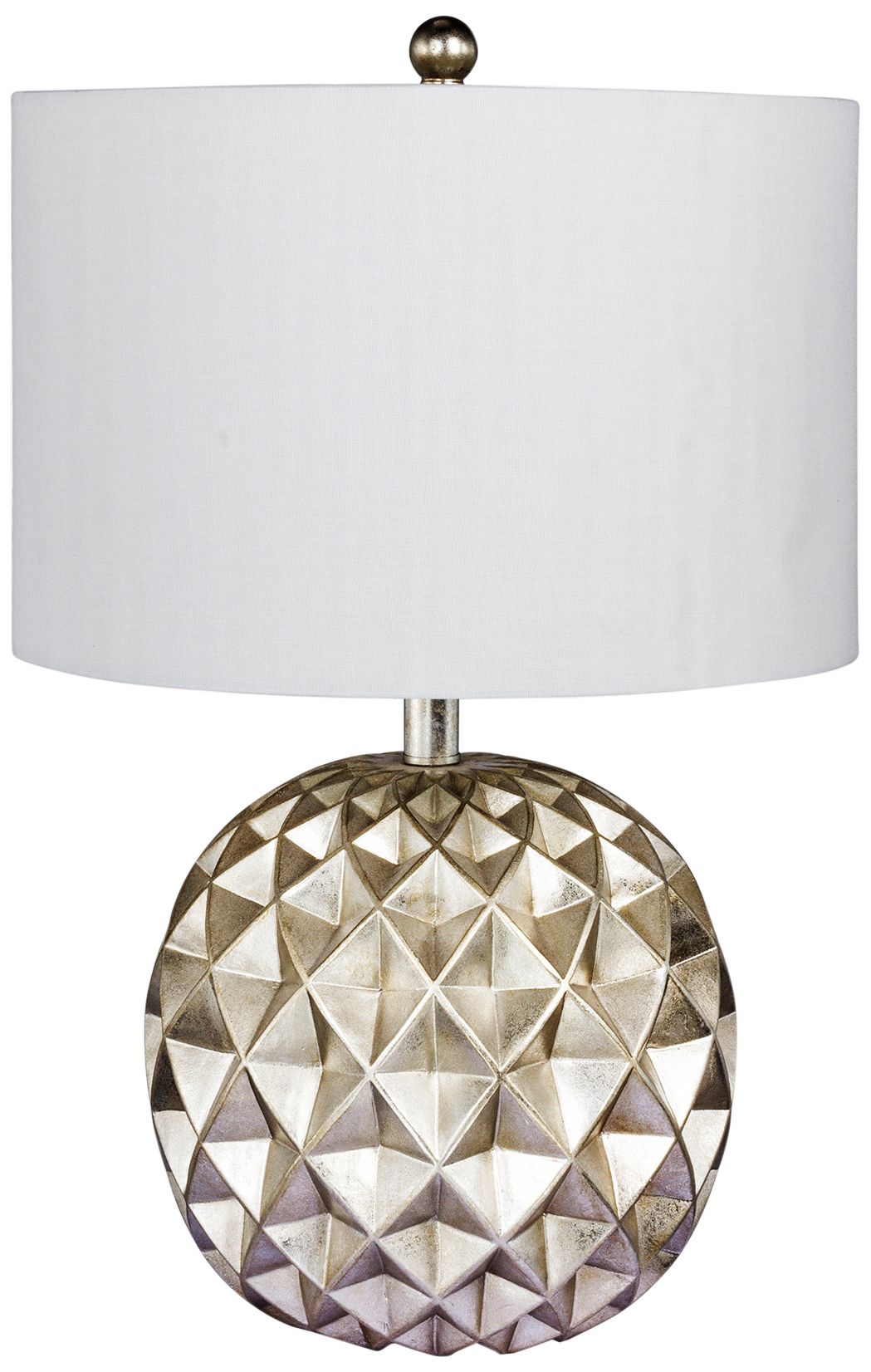 Trilogy 19 1/2" High Silver Foil Accent Table Lamp