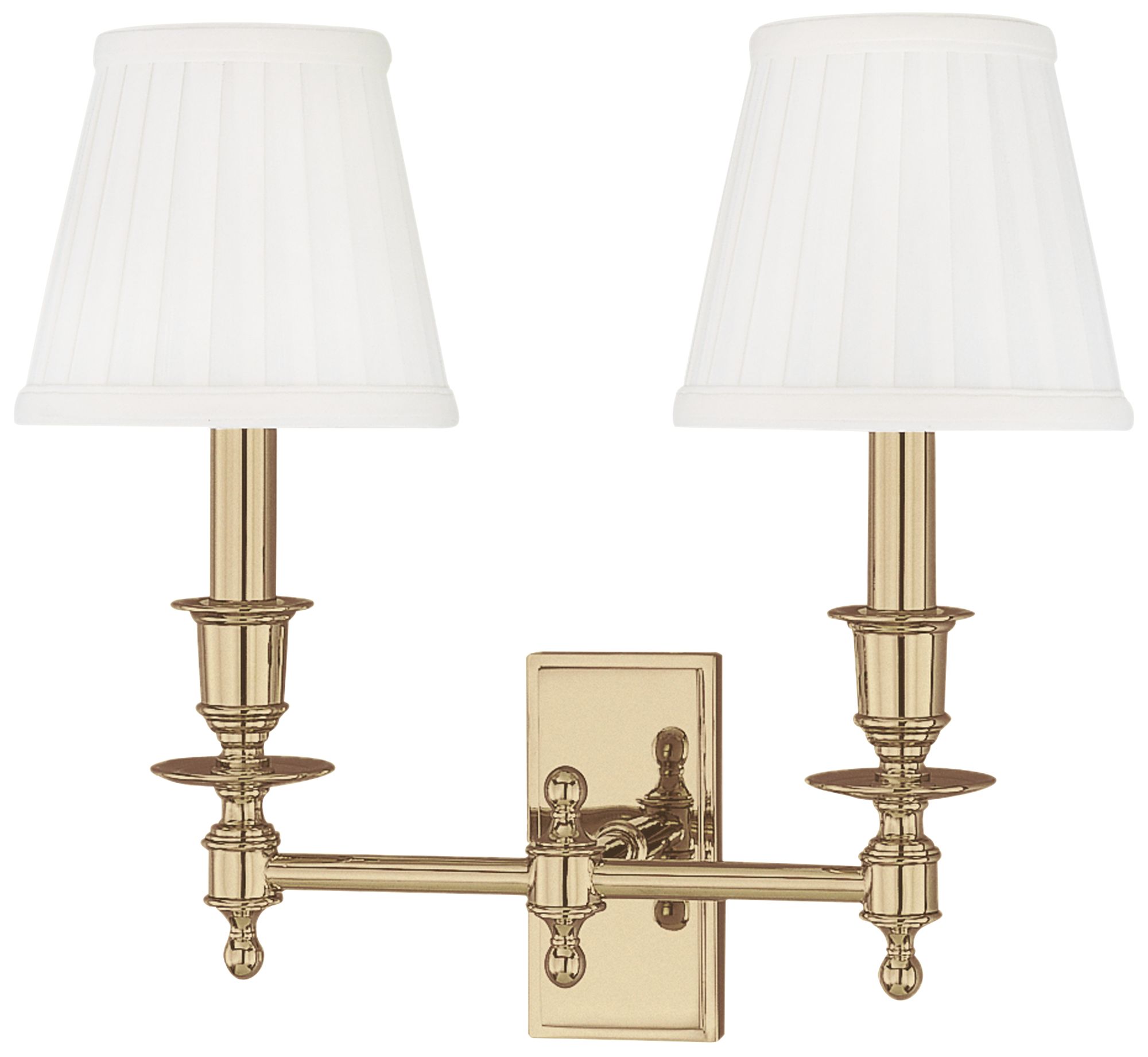 Ludlow 2 Light Wall Sconce Aged Brass