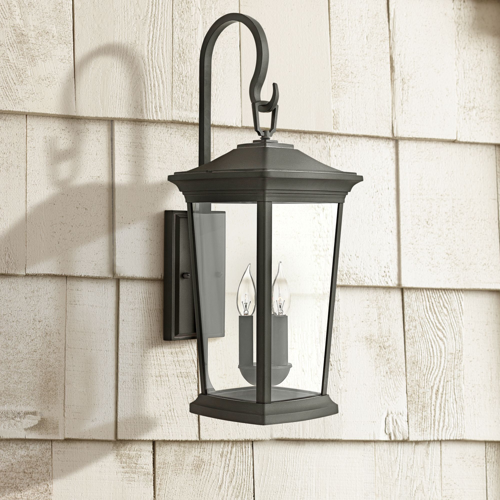 Hinkley Bromley 24 3/4" High Museum Black Outdoor Wall Light