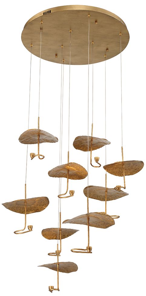 Eurofase Lagatto 11.75 In. x 36 In. Integrated LED Chandelier in Bronze