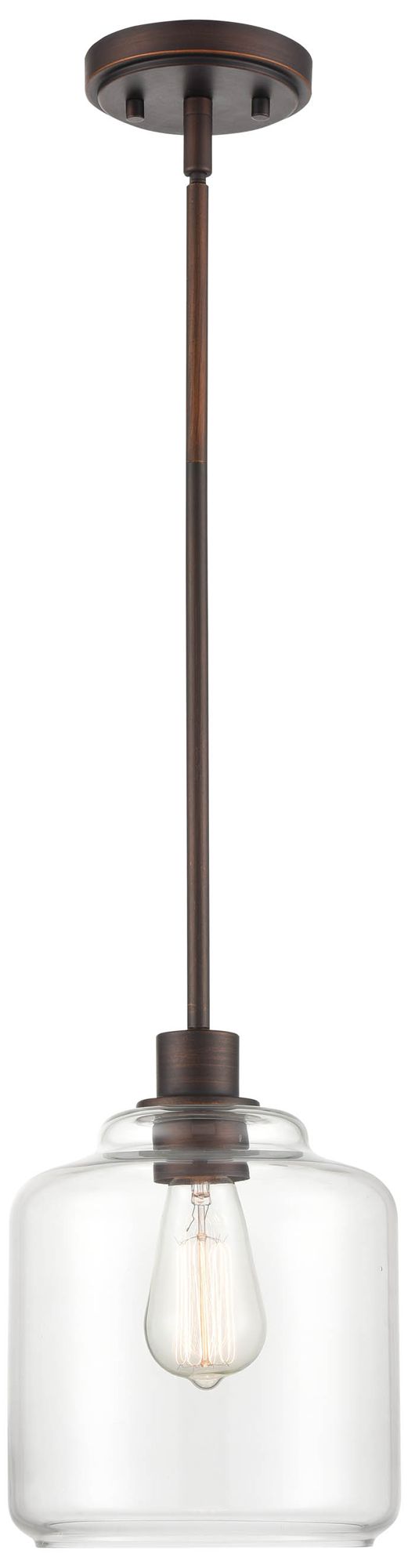 Millennium Lighting Asheville 1 Light Pendant Fixture Rubbed Bronze