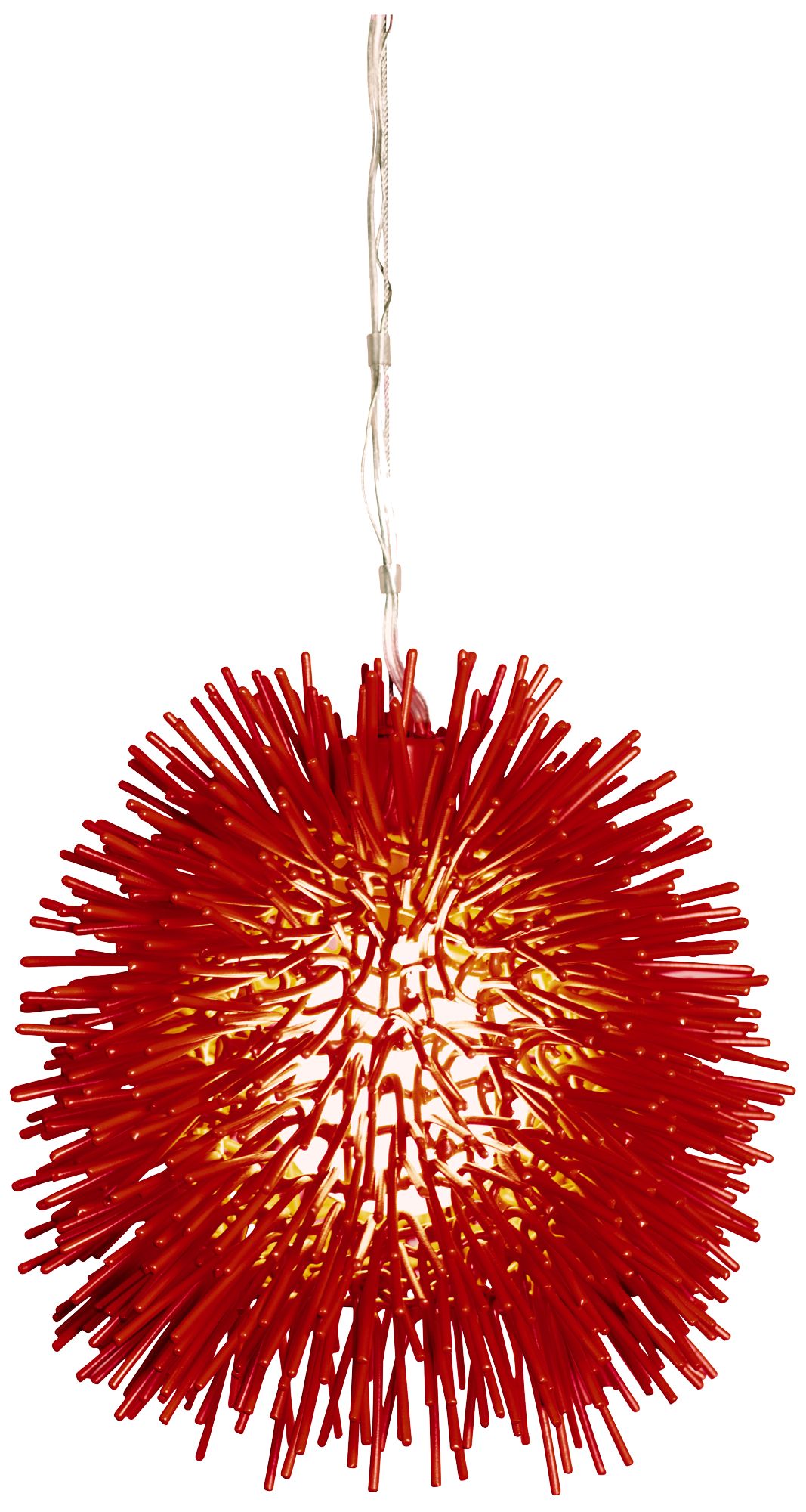 Urchin 9" Super Red Mini Pendant