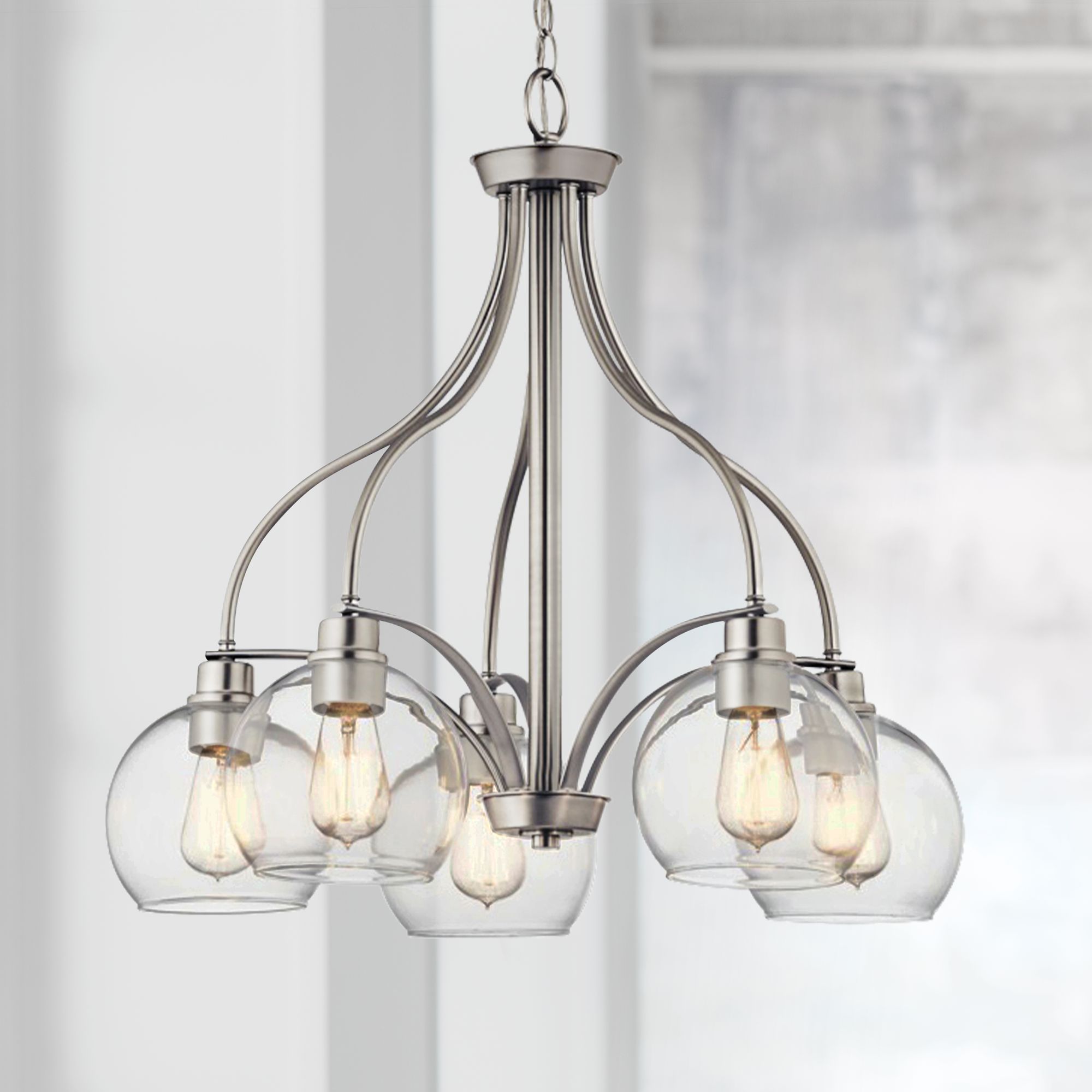 Kichler Harmony 26" Wide Brushed Nickel 5-Light Chandelier