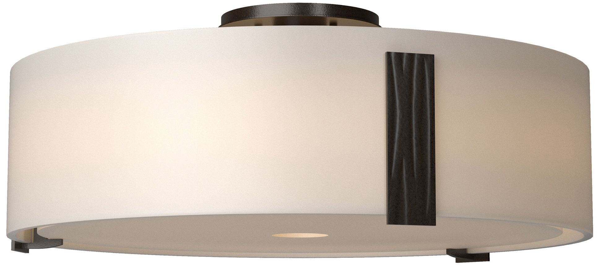 Impressions Large Semi-Flush - Oil Rubbed Bronze - Opal Glass