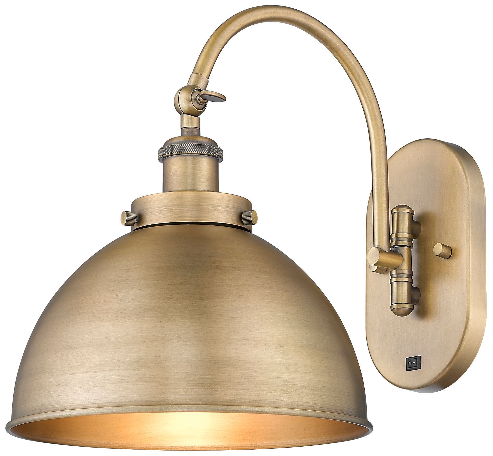 Ballston Ballston Urban 10" LED Sconce - Brass Finish - Brass Shade