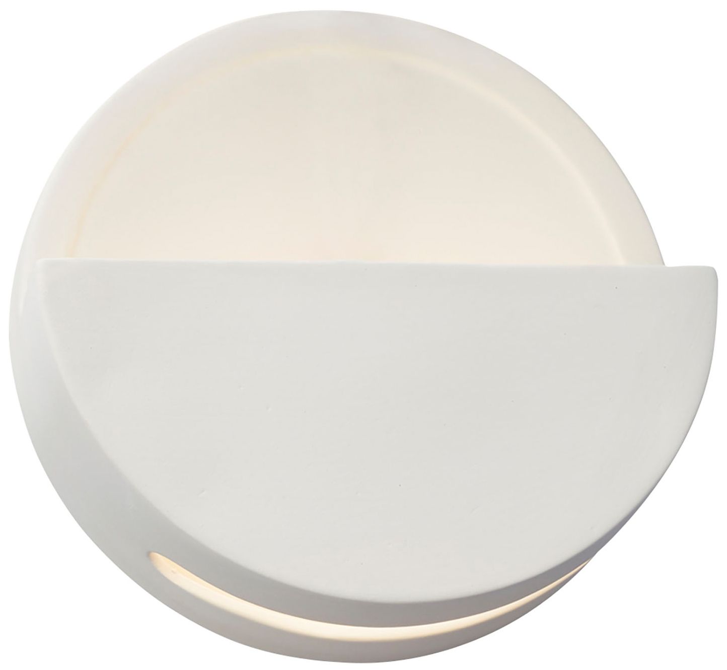 Ambiance 8" High Open Top Bisque Dome LED Wall Sconce