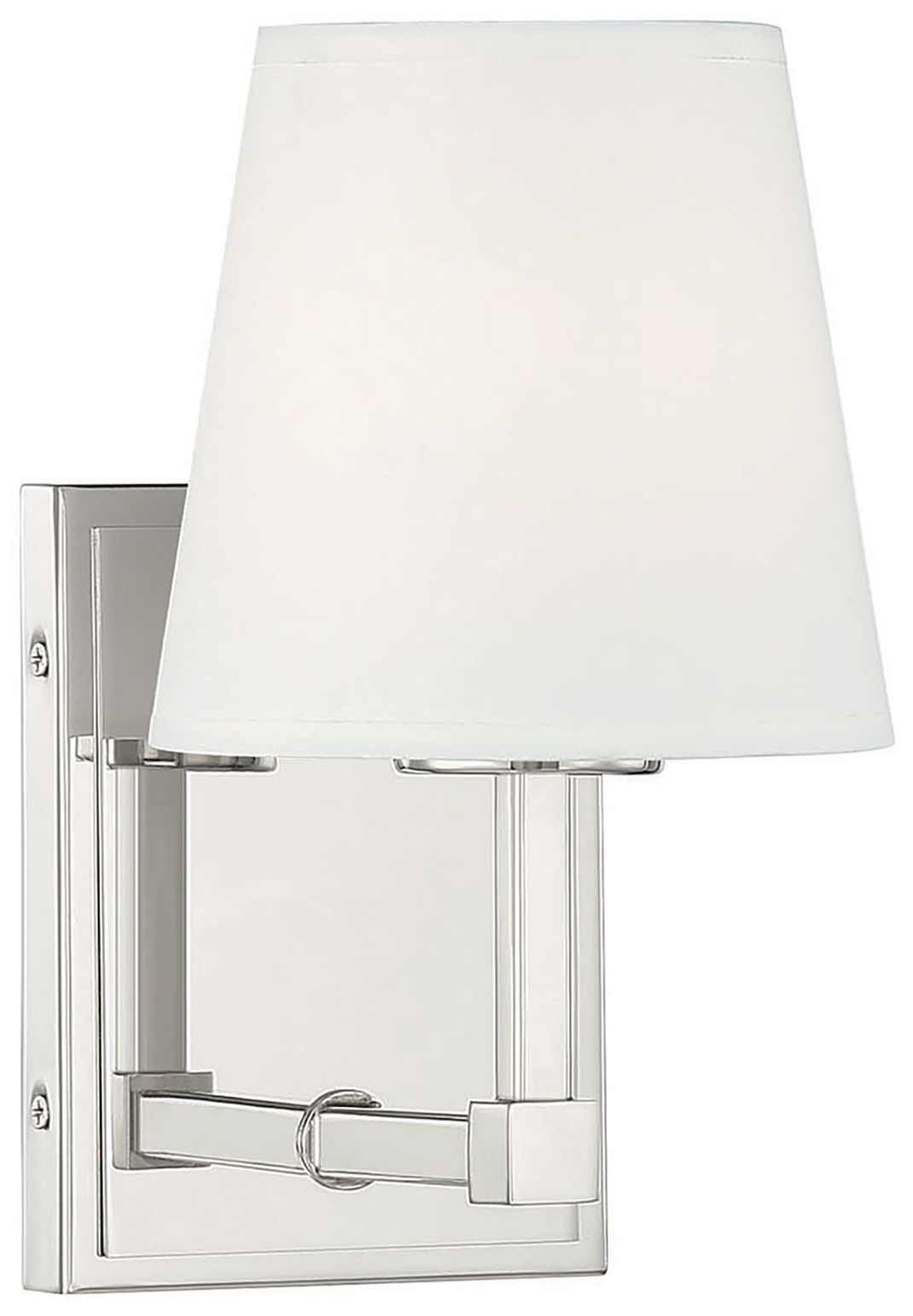 Savoy House Meridian 5.5" Wide Polished Nickel 1-Light Wall Sconce