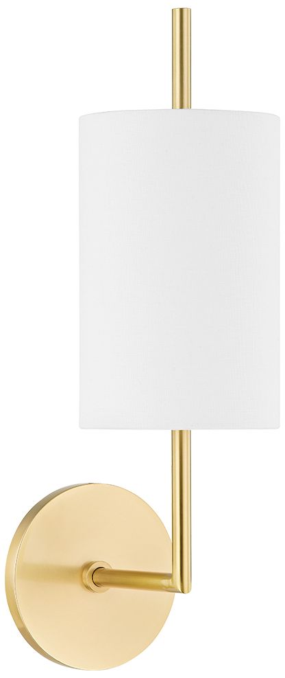 Molly 1 Light Wall Sconce Aged Brass
