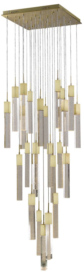 Avenue Lighting-The Original Glacier Collection-41 Light Pendant-Brass