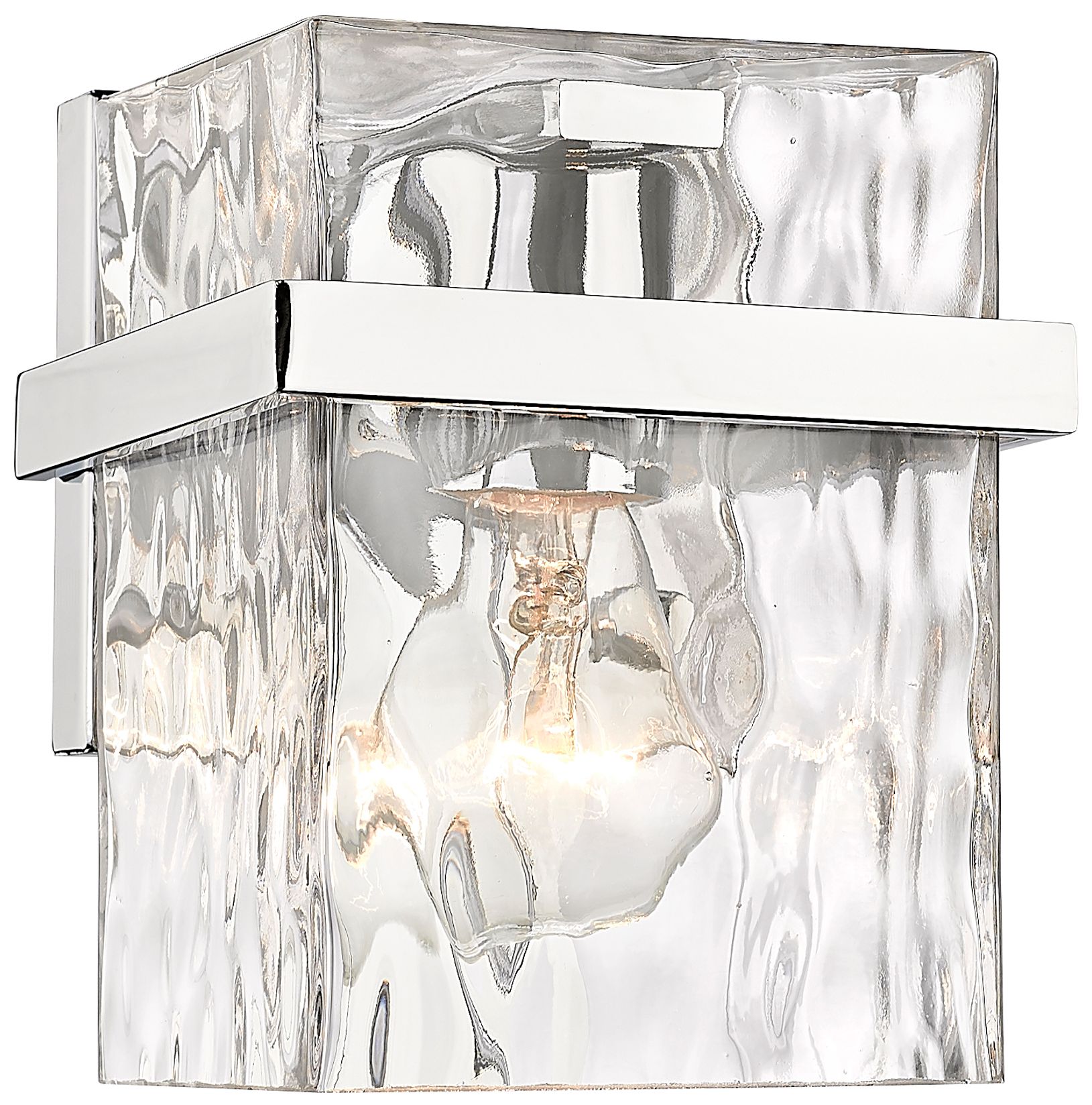 Z-Lite Bennington 1 Light Wall Sconce in Chrome