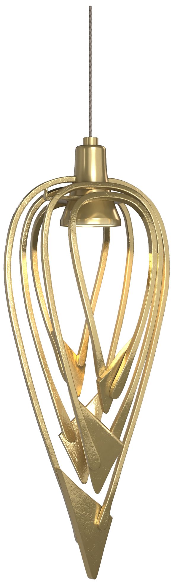 Amulet Low Voltage Mini Pendant  - Modern Brass Finish